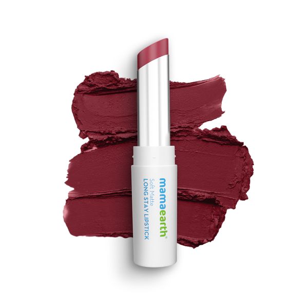 Mamaearth Soft Matte Long Stay Lipstick, 3.5 GM