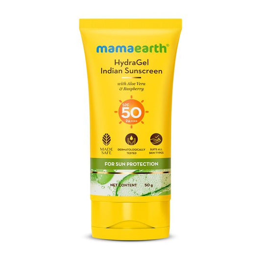 Mamaearth Hydragel Indian Sunscreen, 50 GM