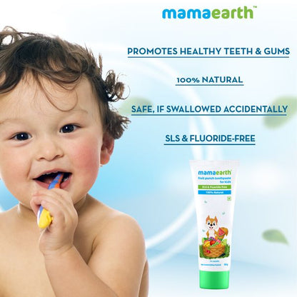 Mamaearth Fruit Punch Toothpaste, 50 GM