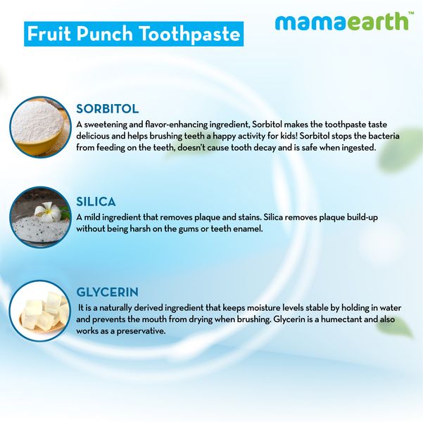 Mamaearth Fruit Punch Toothpaste, 50 GM