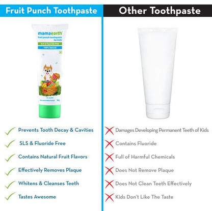 Mamaearth Fruit Punch Toothpaste, 50 GM