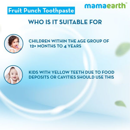 Mamaearth Fruit Punch Toothpaste, 50 GM