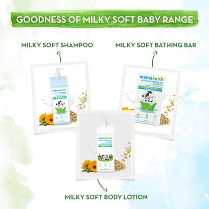 Mamaearth Milky Soft Bathing Bar Soap, 75 GM