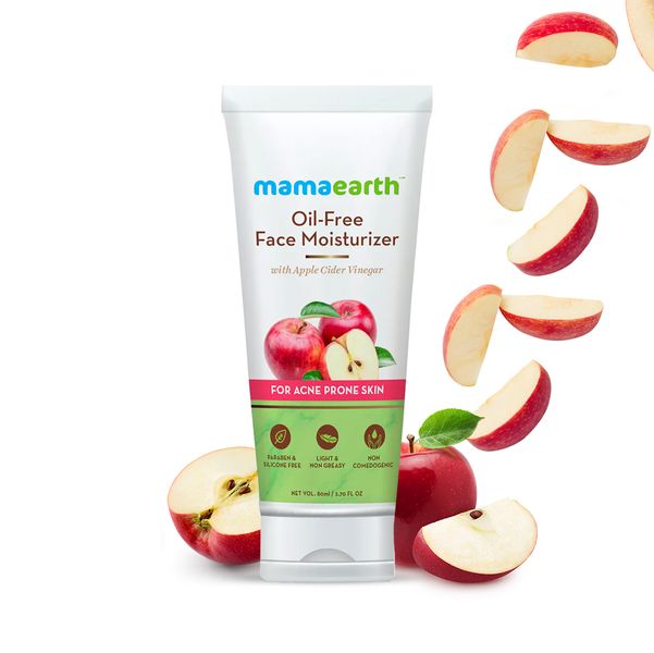 Mamaearth Oil-Free Face Moisturizer for Acne-Prone Skin, 80 ML