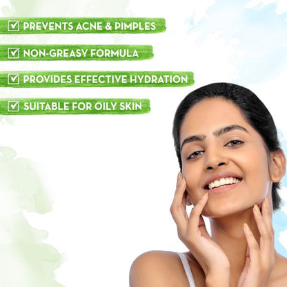 Mamaearth Oil-Free Face Moisturizer for Acne-Prone Skin, 80 ML