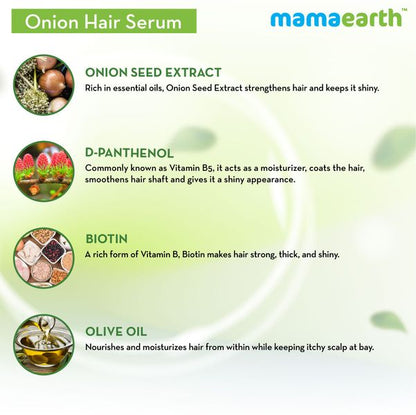 Mamaearth Onion Hair Serum, 100 ML