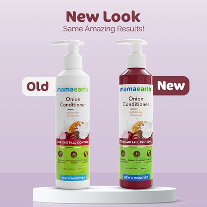 Mamaearth Onion Conditioner For Hair Growth & Hair Fall Control With Onion & Coconut, 250 ML
