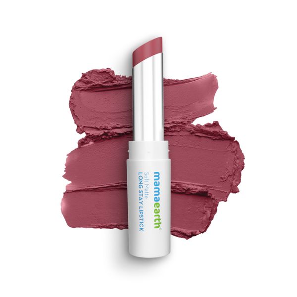 Mamaearth Soft Matte Long Stay Lipstick, 3.5 GM