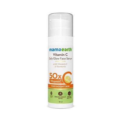Mamaearth Vitamin C Daily Glow Face Serum, 30 ML