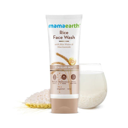 Mamaearth Rice Face Wash, 100 ML