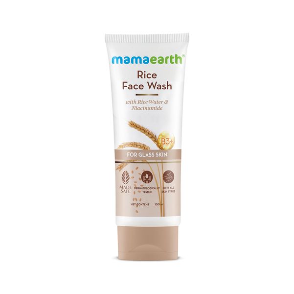 Mamaearth Rice Face Wash, 100 ML