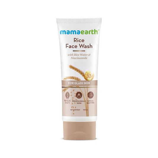 Mamaearth Rice Face Wash, 100 ML