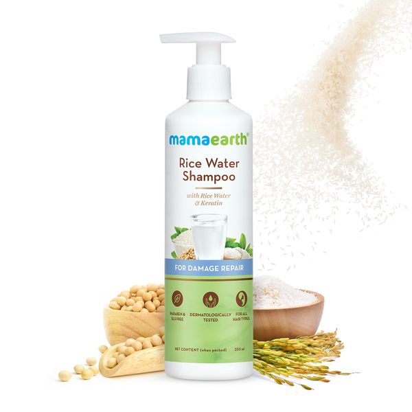Mamaearth Rice Shampoo, 250 ML