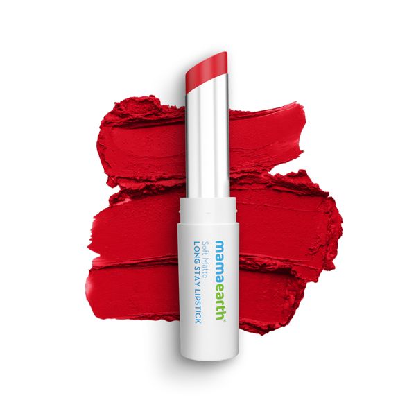 Mamaearth Soft Matte Long Stay Lipstick, 3.5 GM