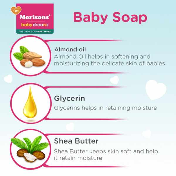 Morisons Baby Dreams Baby Soap, 75gm