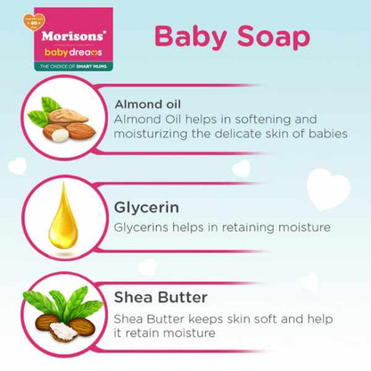 Morisons Baby Dreams Baby Soap, 75gm
