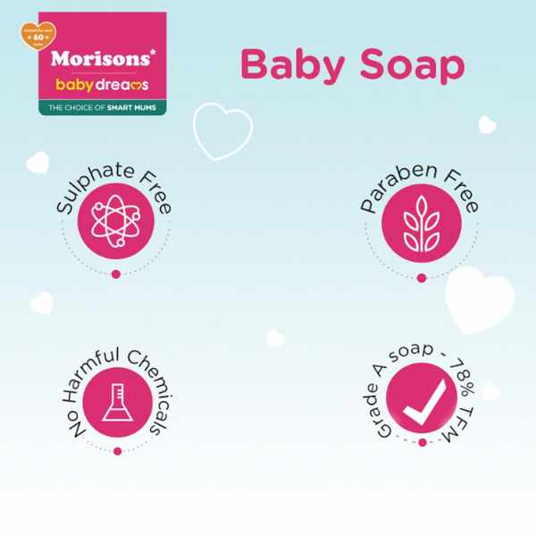 Morisons Baby Dreams Baby Soap, 75gm