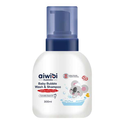 Aiwibi Baby Bubble Wash and Shampoo, 300 ML