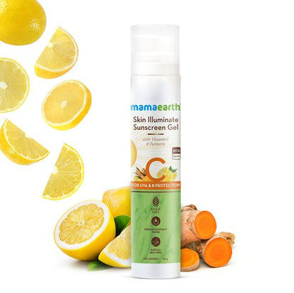 Mamaearth Skin Illuminate Sunscreen with SPF 50 Gel, 50 GM