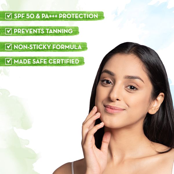 Mamaearth Skin Illuminate Sunscreen with SPF 50 Gel, 50 GM