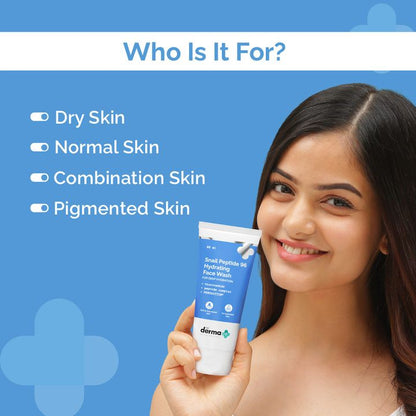 The Derma Co. Snail Peptide 96 Hydrating Face Wash with Snail Mucin & Peptide Complex, 80 ML