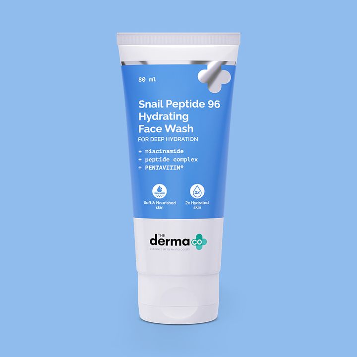 The Derma Co. Snail Peptide 96 Hydrating Face Wash with Snail Mucin & Peptide Complex, 80 ML