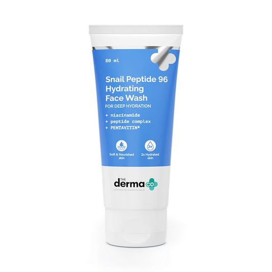 The Derma Co. Snail Peptide 96 Hydrating Face Wash with Snail Mucin & Peptide Complex, 80 ML