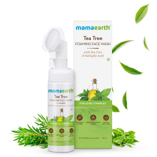 Mamaearth Tea Tree Foaming Face Wash, 150 ML