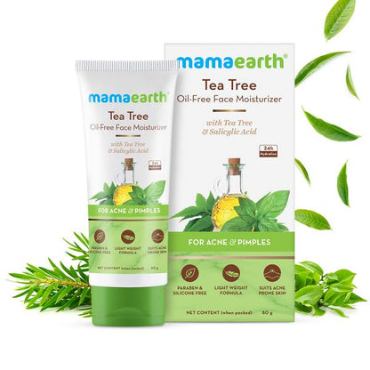 Mamaearth Tea Tree Oil Free Moisturizer, 80 GM