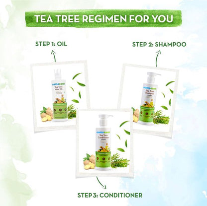 Mamaearth Tea Tree Shampoo for Dandruff Free Hair, 250 ML