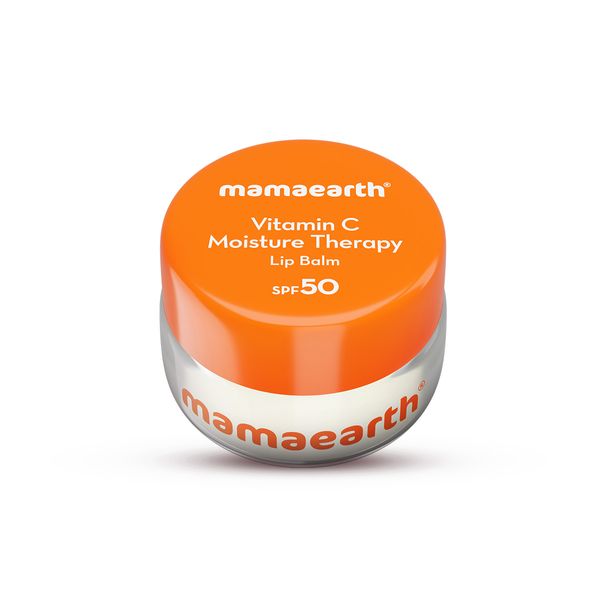 Mamaearth Vitamin C Moisture Therapy Lip Balm SPF 50, 15 GM