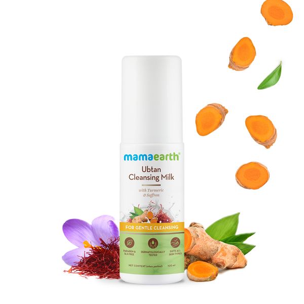 Mamaearth Ubtan Cleansing Milk, 100 ML