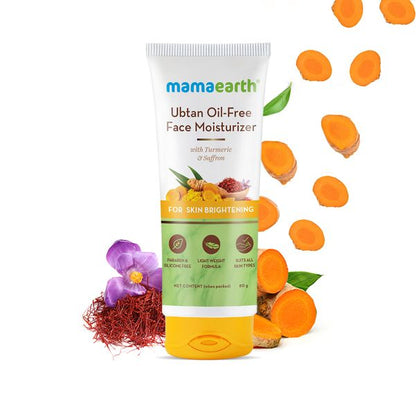 Mamaearth Ubtan Oil-Free Face Moisturizer, 80 GM