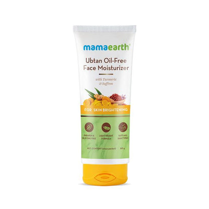 Mamaearth Ubtan Oil-Free Face Moisturizer, 80 GM