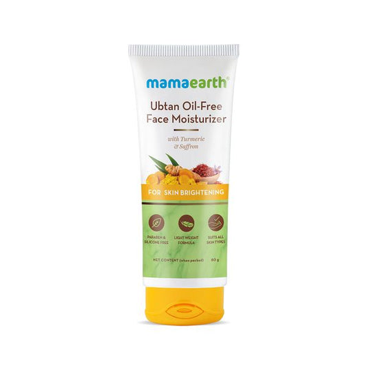 Mamaearth Ubtan Oil-Free Face Moisturizer, 80 GM