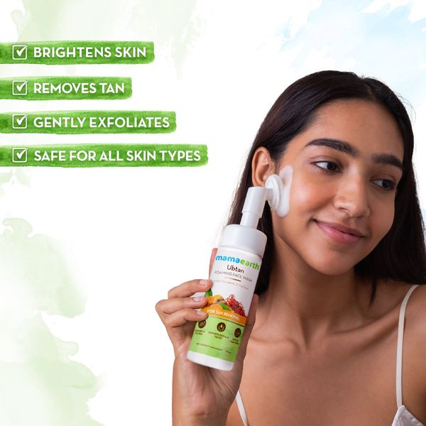 Mamaearth Ubtan Foaming Face Wash, 150 ML