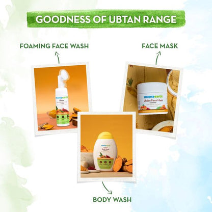 Mamaearth Ubtan Foaming Face Wash, 150 ML