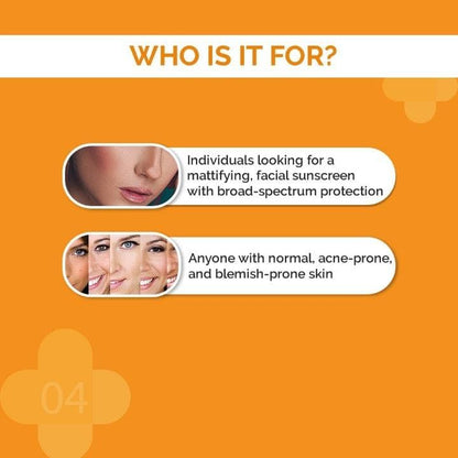 The Derma Co. Ultra Matte Sunscreen Gel, 50 GM