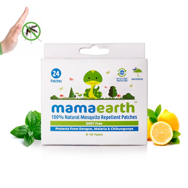 Mamaearth Natural Mosquito Repellent Patches, 24 Pcs