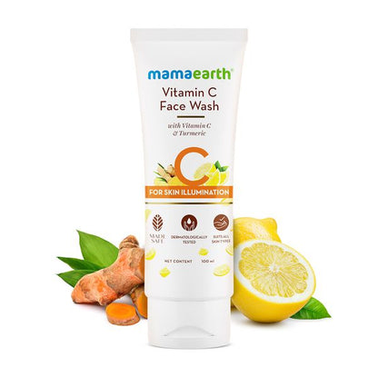 Mamaearth Vitamin C Face Wash, 100 ML