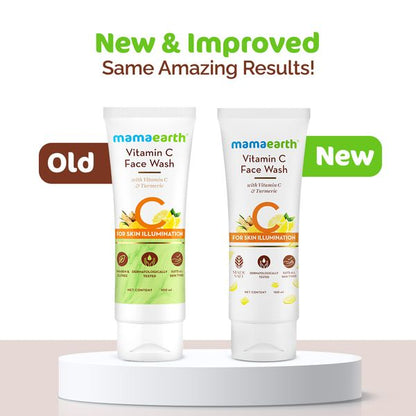 Mamaearth Vitamin C Face Wash, 100 ML