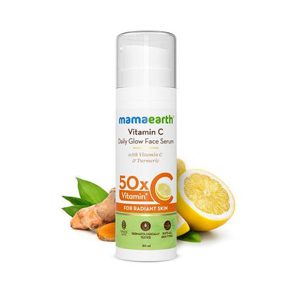 Mamaearth Vitamin C Daily Glow Face Serum, 30 ML