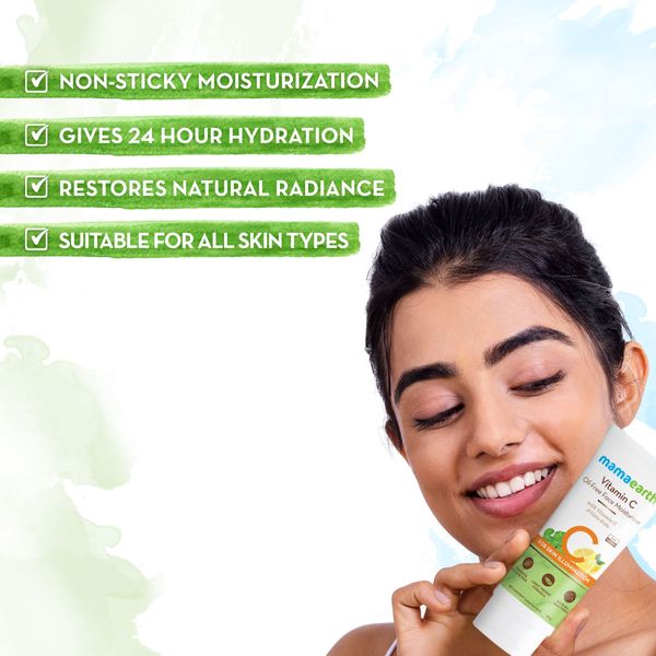 Mamaearth Vitamin C Oil-Free Moisturizer, 80 GM