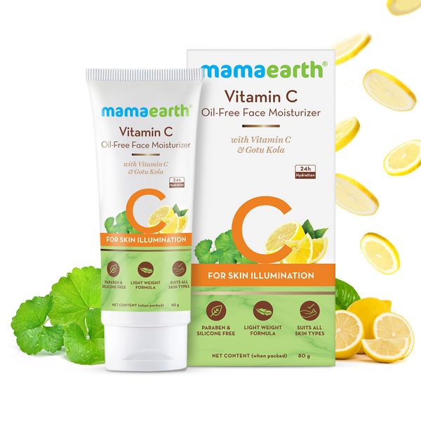 Mamaearth Vitamin C Oil-Free Moisturizer, 80 GM