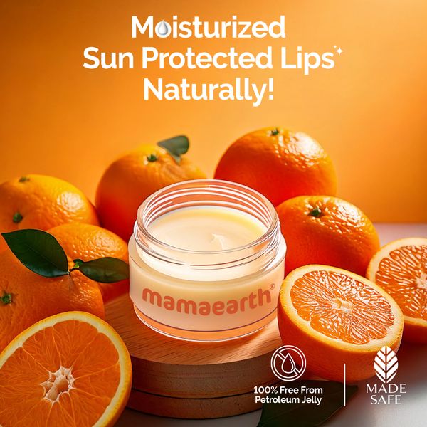 Mamaearth Vitamin C Moisture Therapy Lip Balm SPF 50, 15 GM