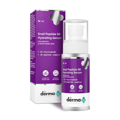 The Derma Co. Snail Peptide 96 Hydrating Serum with Snail Mucin & Peptide Complex, 80 ML