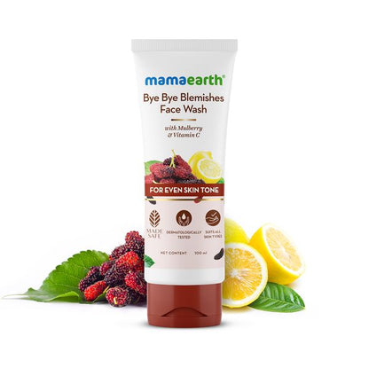 Mamaearth Bye Bye Blemishes Face Wash, 100 ML