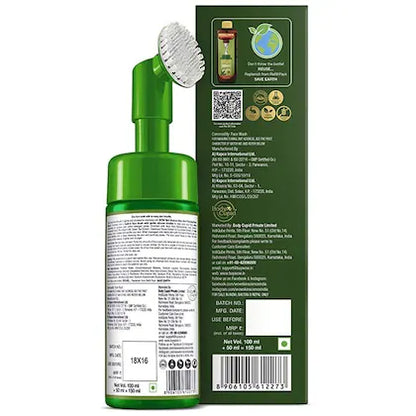 WOW SKIN SCIENCE ALOE VERA FOAMING FW W/BRUSH, 150 ML