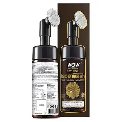 WOW SKIN SCIENCE RETINOL FOAMING FW W/BRUSH, 150ML