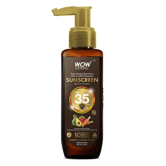 WOW SKIN SCIENCE SUNSCREEN MATTE FINISH SPF 35PA++, 100ML
